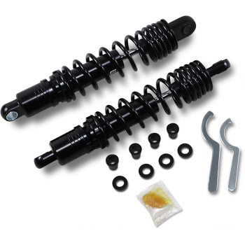 DRAG Premium Ride-Height Adjustable Shocks - 13.5" - Heavy Duty - Black