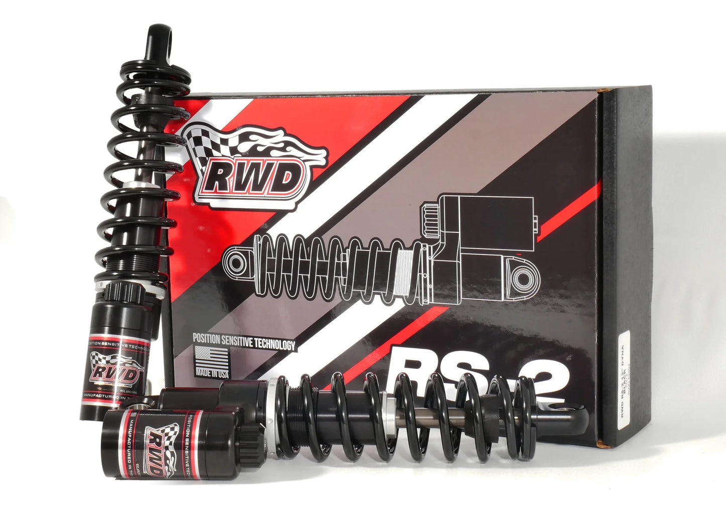 RWD RS-2 Rear Shock Absorber for 1999 - 2025 Harley Davidson Touring Models