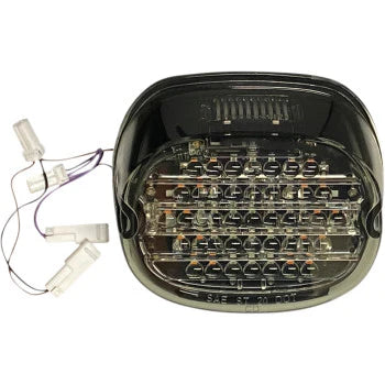 CUSTOM DYNAMICS Taillight w/ Integrated Turn Signal - No Window - Smoke Lens