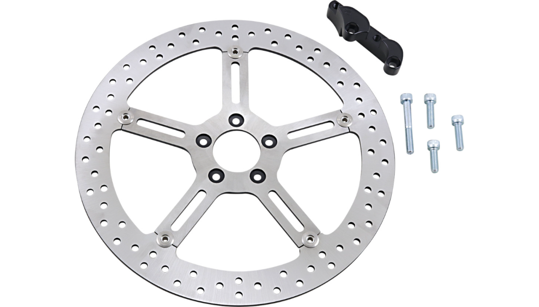 ARLEN NESS Big Brake Rotor - 15" - Front Left - Harley-Davidson