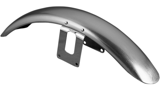 Drag XLX-Style Front Fender with Chrome Side Braces - Steel 39mm