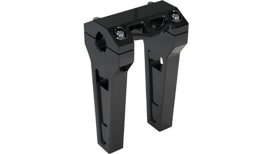 LA CHOPPERS Performance Risers - Straight - 6" - Black Anodized