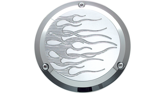 JOKER MACHINE Derby Cover - Flame TWIN CAM